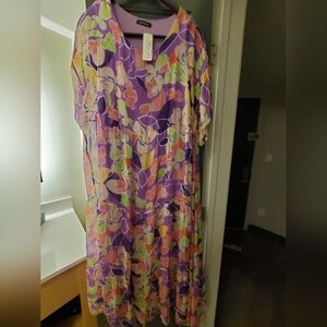 NWT Made in Italy pure silk summer dress